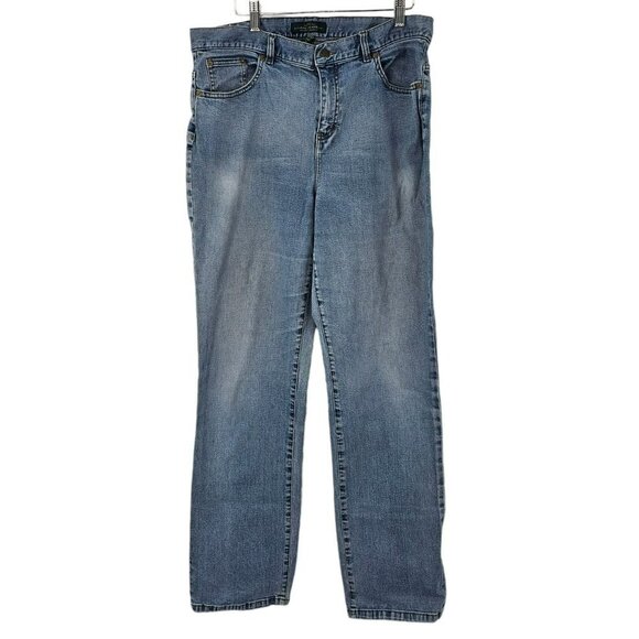 Lauren Ralph Lauren Plus Size Jeans Straight 14 High Rise High Waisted Mom - Picture 3 of 7